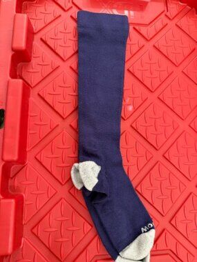 Wellow Compression Socks Size XL Navy Blue, Navy Blue, & Blue Polka Dot 3 Pairs